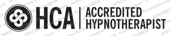 HCA Accredited Hypnotherapist Badge